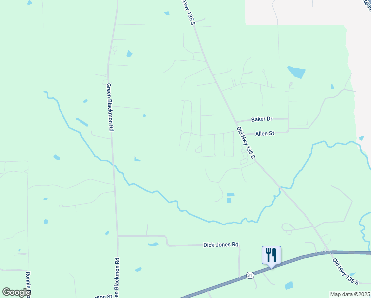 map of restaurants, bars, coffee shops, grocery stores, and more near Locust in Kilgore