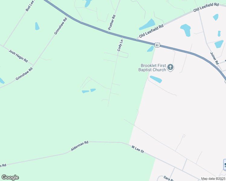 map of restaurants, bars, coffee shops, grocery stores, and more near 2200 Tristan Amber Court in Statesboro