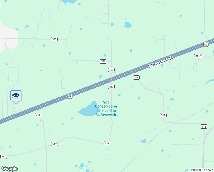 map of restaurants, bars, coffee shops, grocery stores, and more near 4228 U.S. 67 in Cleburne