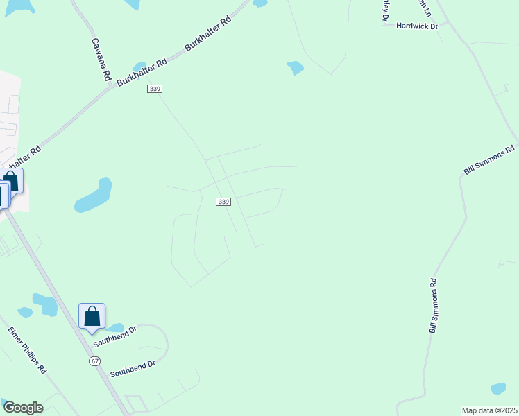 map of restaurants, bars, coffee shops, grocery stores, and more near 312 Tryon Place in Statesboro