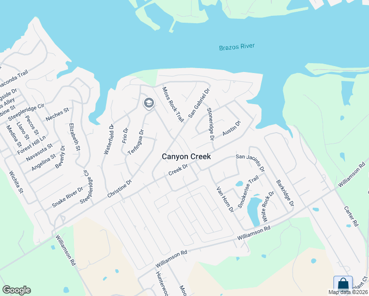 map of restaurants, bars, coffee shops, grocery stores, and more near 5103 San Marcos Court in Granbury