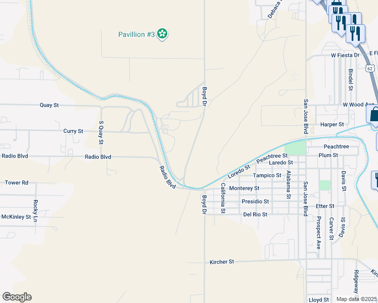map of restaurants, bars, coffee shops, grocery stores, and more near 905 Means Road in Carlsbad