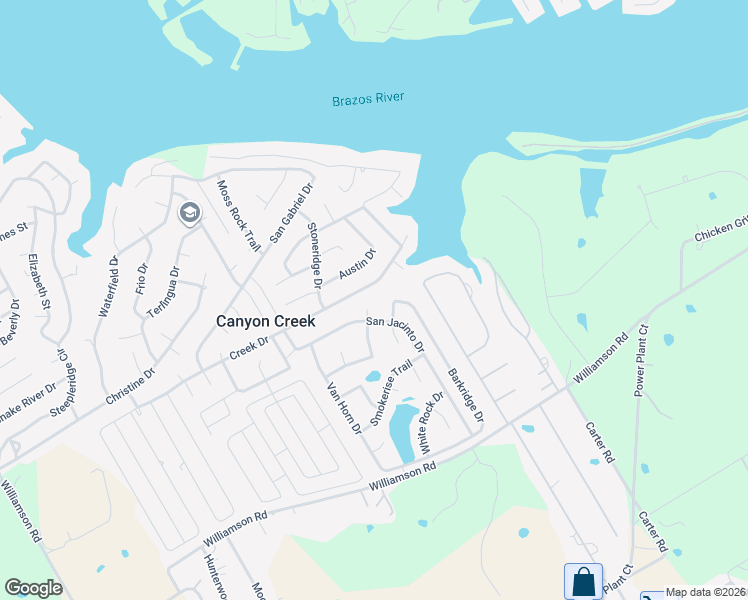 map of restaurants, bars, coffee shops, grocery stores, and more near 5511 Barkridge Drive in Granbury