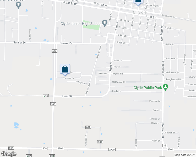 map of restaurants, bars, coffee shops, grocery stores, and more near 126 Century Lane in Clyde