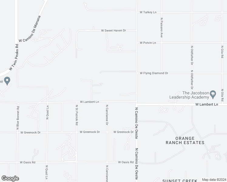 map of restaurants, bars, coffee shops, grocery stores, and more near 4650 West Placita Madre Isabella in Tucson