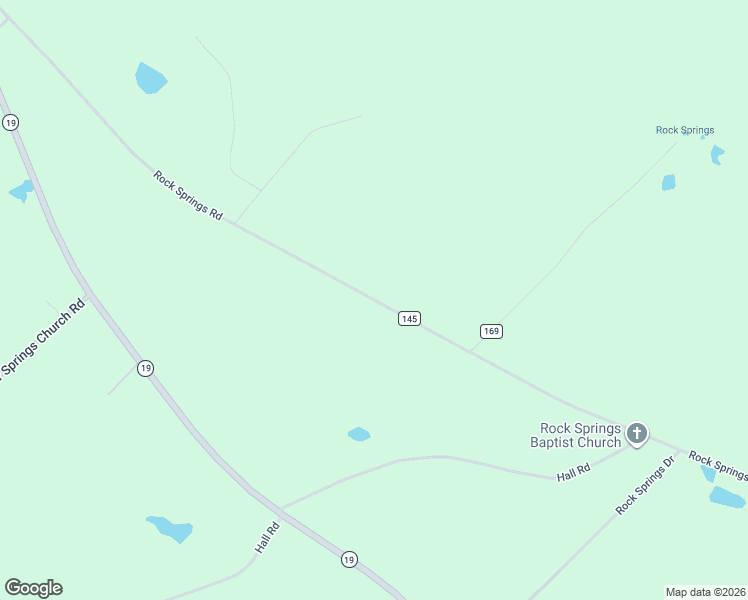 map of restaurants, bars, coffee shops, grocery stores, and more near County Road 145 in Dublin