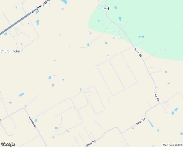 map of restaurants, bars, coffee shops, grocery stores, and more near 2100 Knox Road in Tolar