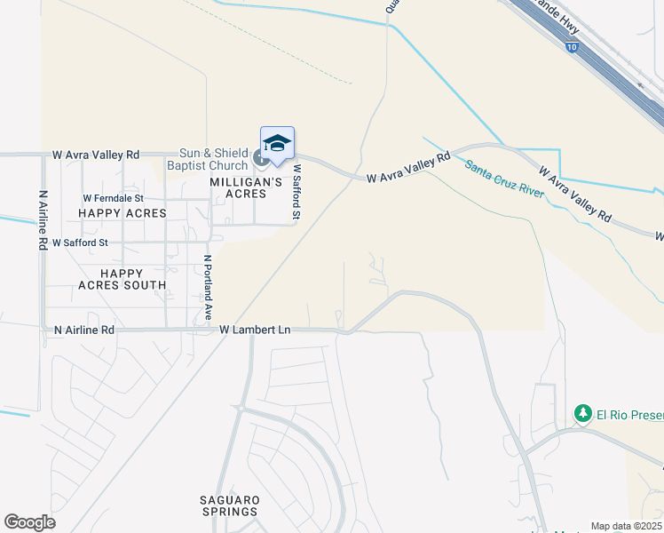 map of restaurants, bars, coffee shops, grocery stores, and more near 10491 North Jackson Flats Trail in Tucson
