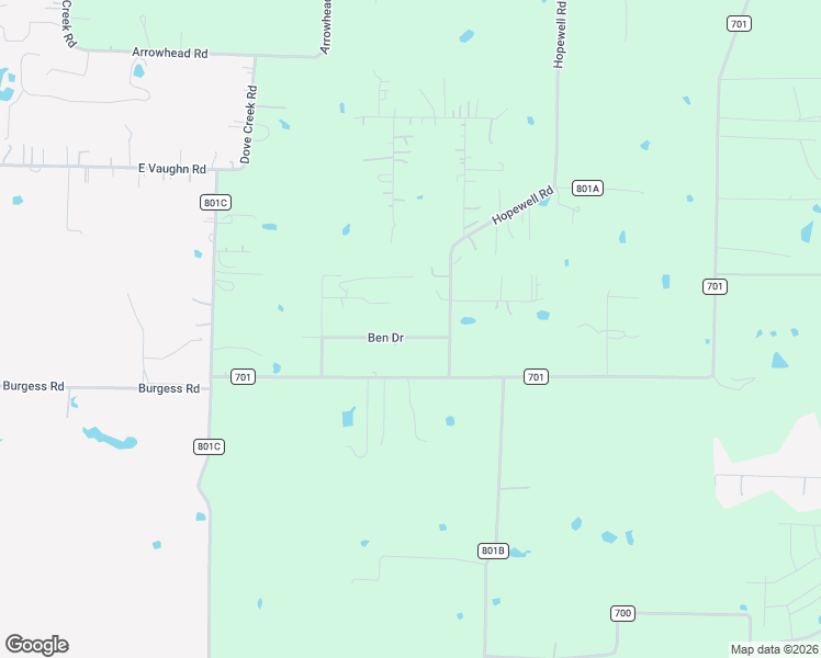 map of restaurants, bars, coffee shops, grocery stores, and more near 1011 Ben Drive in Cleburne