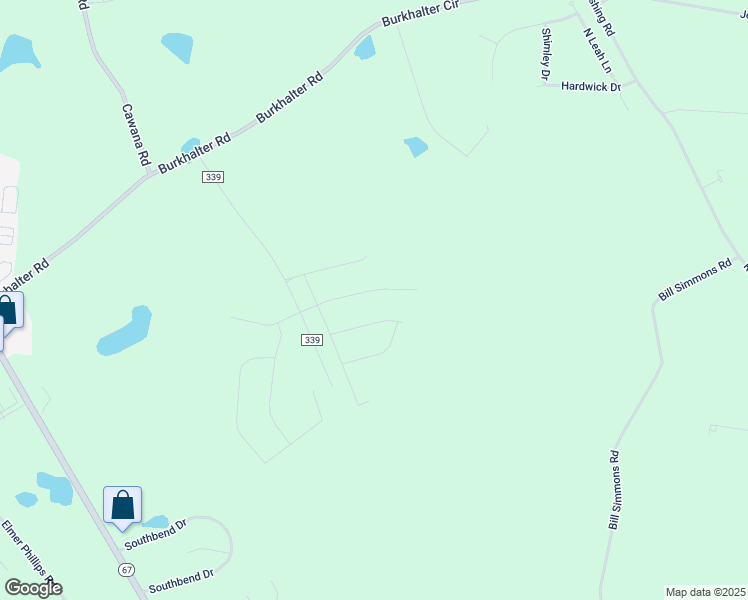 map of restaurants, bars, coffee shops, grocery stores, and more near 312 Tryon Place in Statesboro