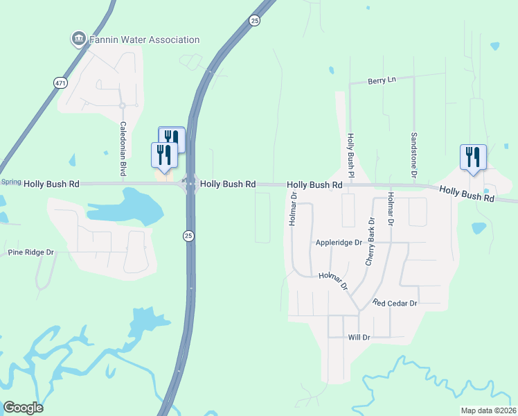 map of restaurants, bars, coffee shops, grocery stores, and more near 177 Blackstone Circle in Brandon