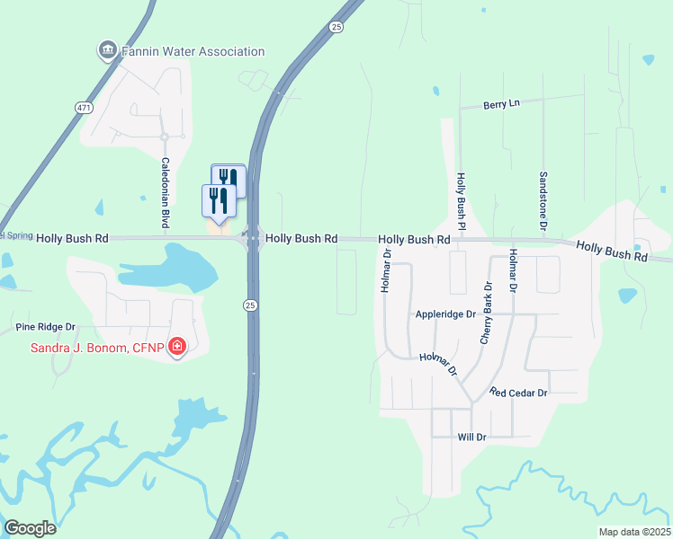 map of restaurants, bars, coffee shops, grocery stores, and more near 177 Blackstone Circle in Brandon