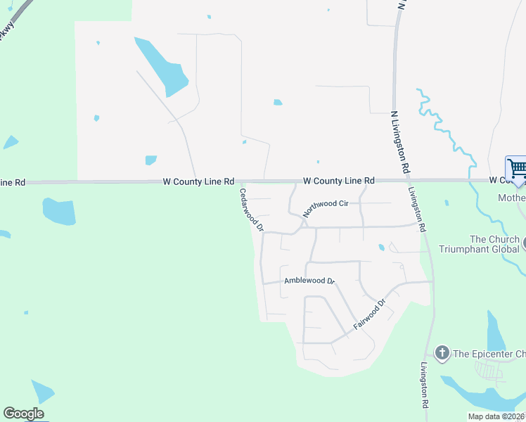 map of restaurants, bars, coffee shops, grocery stores, and more near 1940 Oakwood Place in Jackson