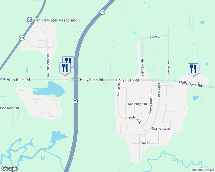 map of restaurants, bars, coffee shops, grocery stores, and more near 179 Blackstone Circle in Brandon