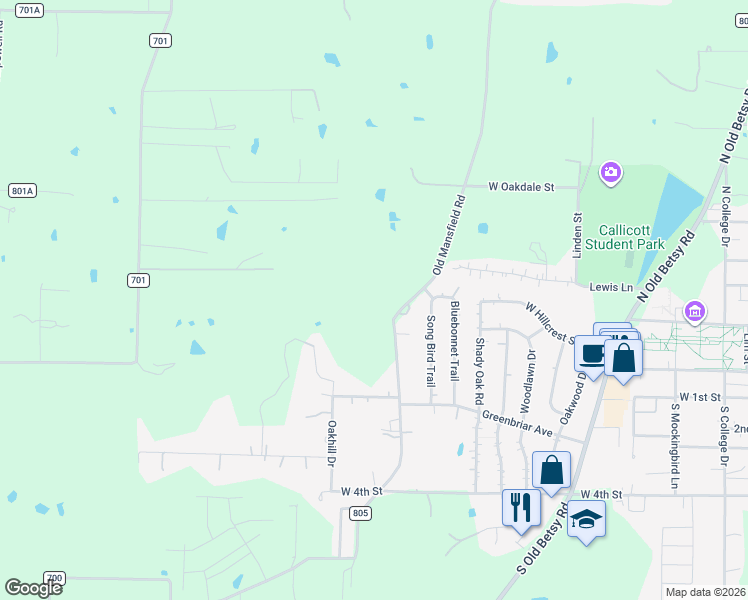 map of restaurants, bars, coffee shops, grocery stores, and more near 104 Old Mansfield Road in Keene