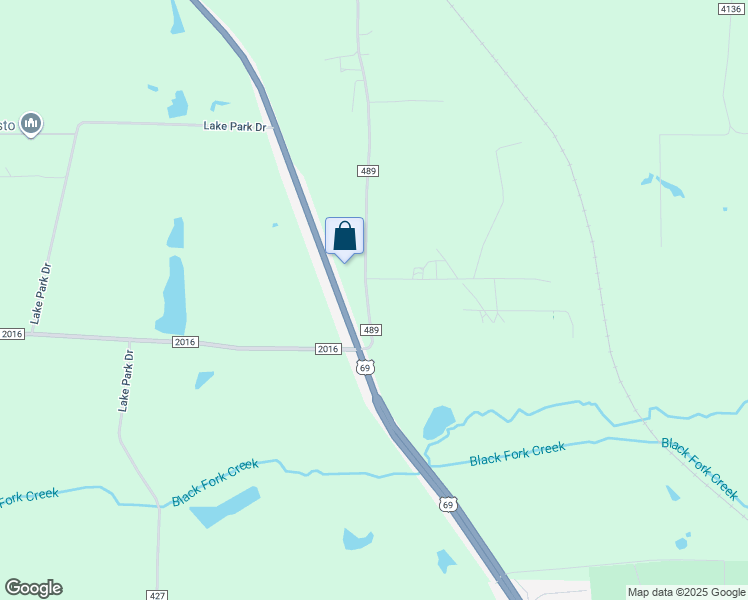 map of restaurants, bars, coffee shops, grocery stores, and more near 7828 County Road 489 in Tyler