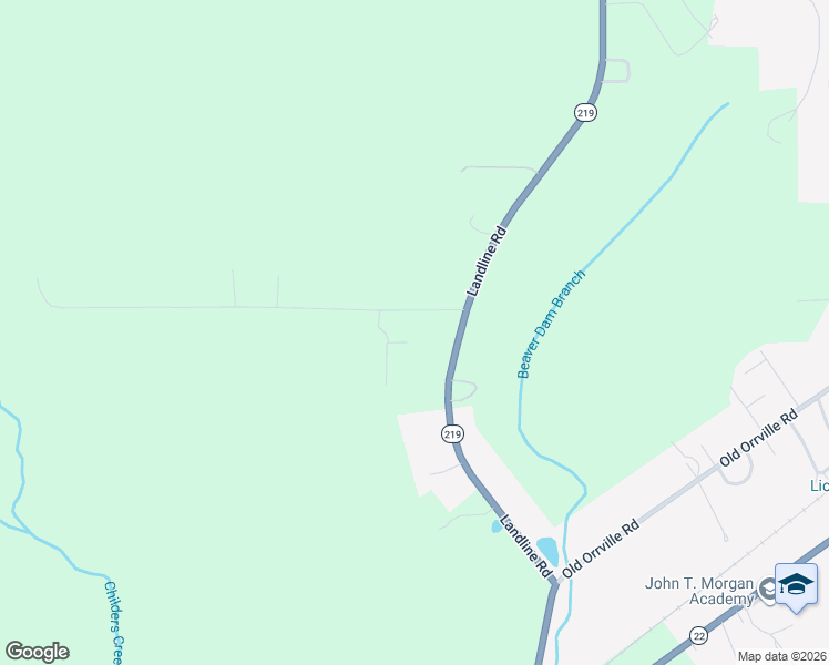 map of restaurants, bars, coffee shops, grocery stores, and more near 107 Sunny Lane in Selma