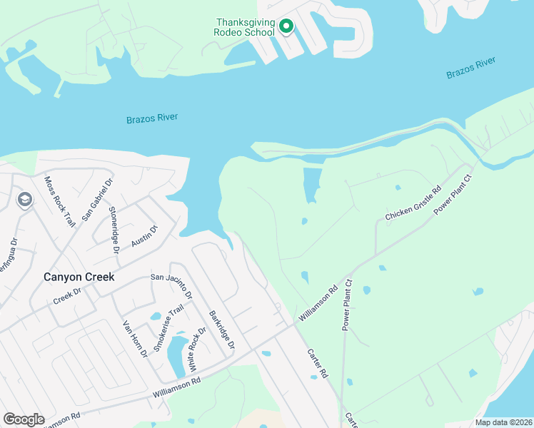 map of restaurants, bars, coffee shops, grocery stores, and more near Lakeside Drive in Granbury