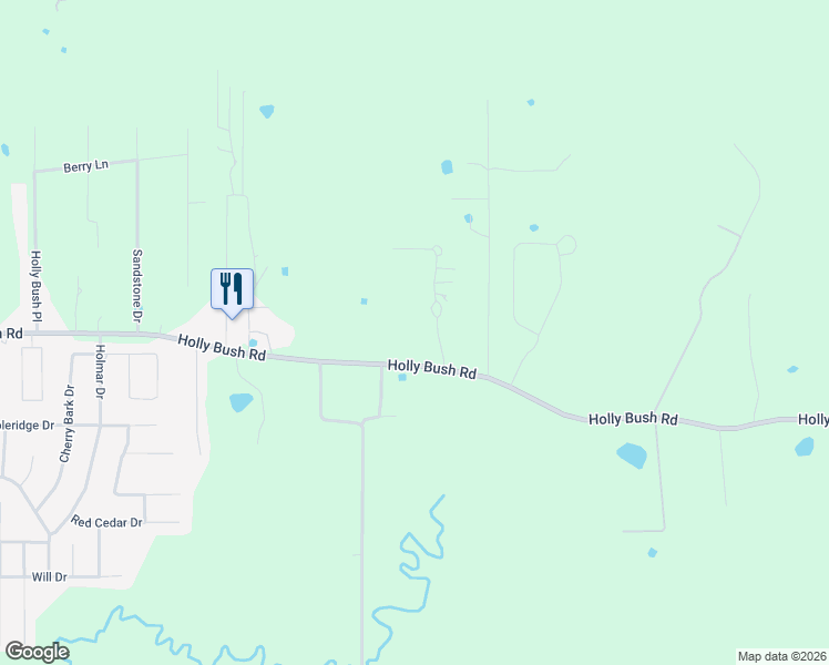 map of restaurants, bars, coffee shops, grocery stores, and more near 905 Holly Bush Road in Brandon