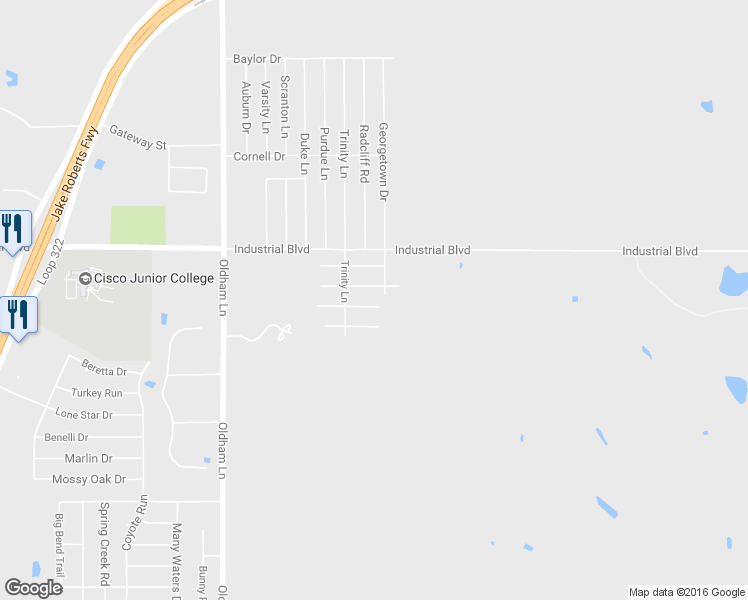 map of restaurants, bars, coffee shops, grocery stores, and more near 1325 Tulane Drive in Abilene