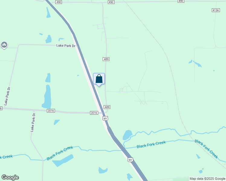 map of restaurants, bars, coffee shops, grocery stores, and more near 7828 County Road 489 in Tyler