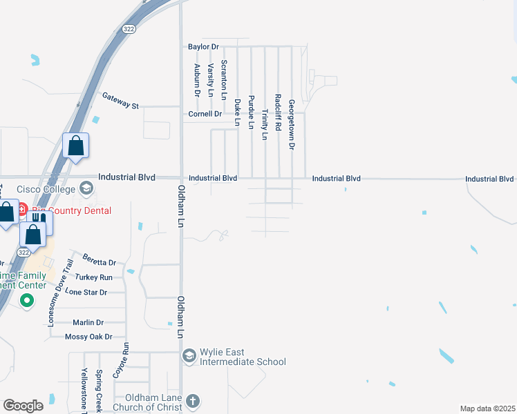 map of restaurants, bars, coffee shops, grocery stores, and more near 1241 Tulane Drive in Abilene