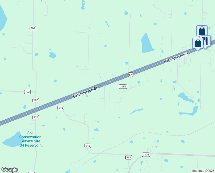 map of restaurants, bars, coffee shops, grocery stores, and more near 4712 U.S. 67 in Alvarado