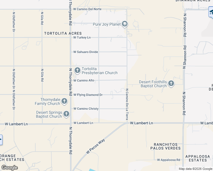 map of restaurants, bars, coffee shops, grocery stores, and more near 3545 West Camino Alto in Tucson