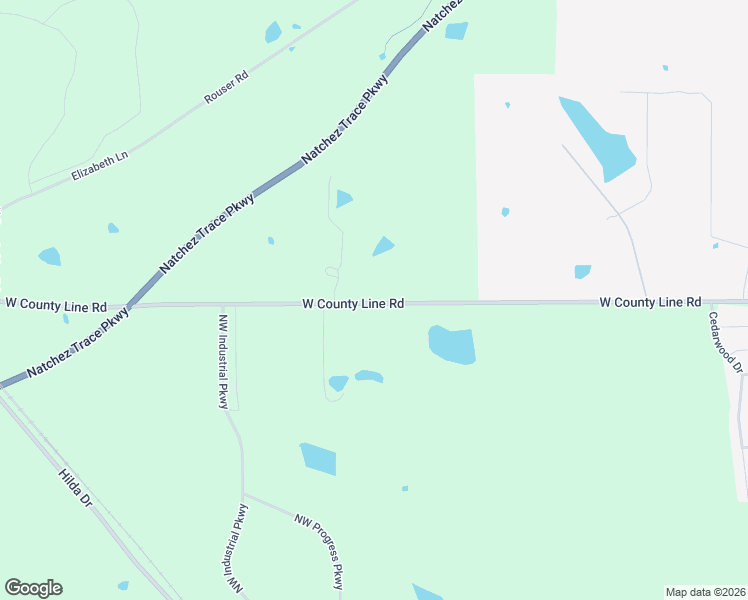 map of restaurants, bars, coffee shops, grocery stores, and more near 2284 County Line Road in Ridgeland