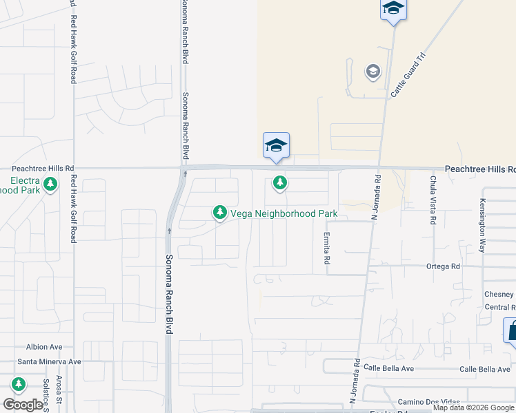 map of restaurants, bars, coffee shops, grocery stores, and more near 7060 McGuffey Street in Las Cruces