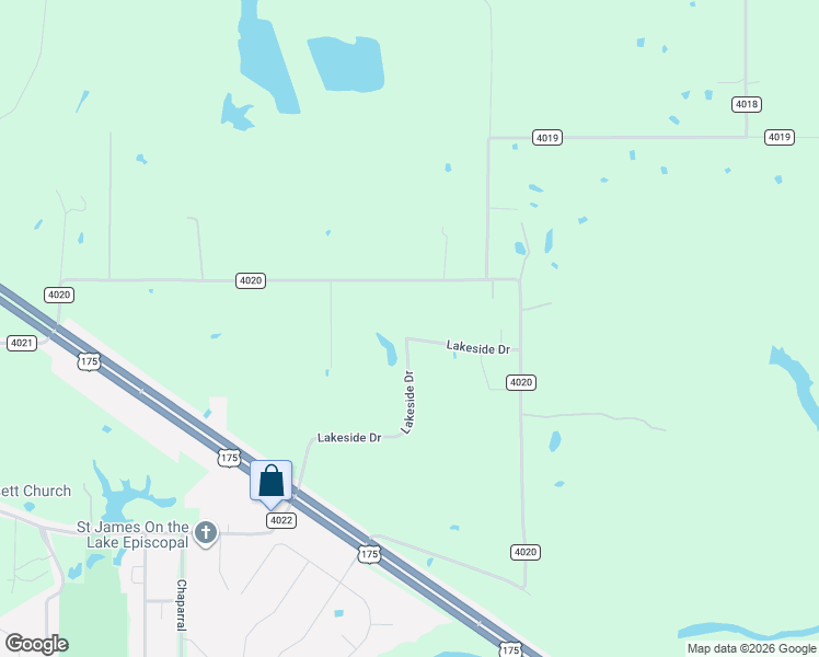map of restaurants, bars, coffee shops, grocery stores, and more near 11184 County Road 4020 in Kemp