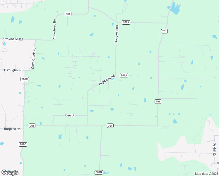 map of restaurants, bars, coffee shops, grocery stores, and more near 2230 Hopewell Road in Cleburne