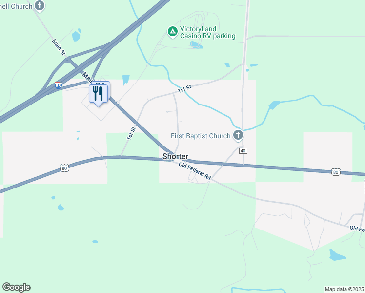 map of restaurants, bars, coffee shops, grocery stores, and more near 43-47 Brooklawn Drive in Shorter
