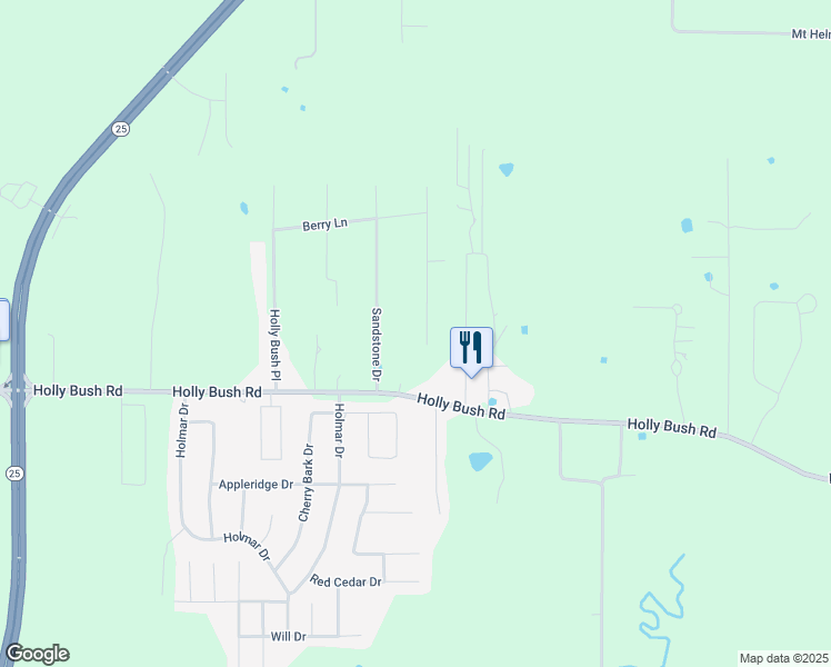 map of restaurants, bars, coffee shops, grocery stores, and more near 514 Creekstone Drive in Brandon