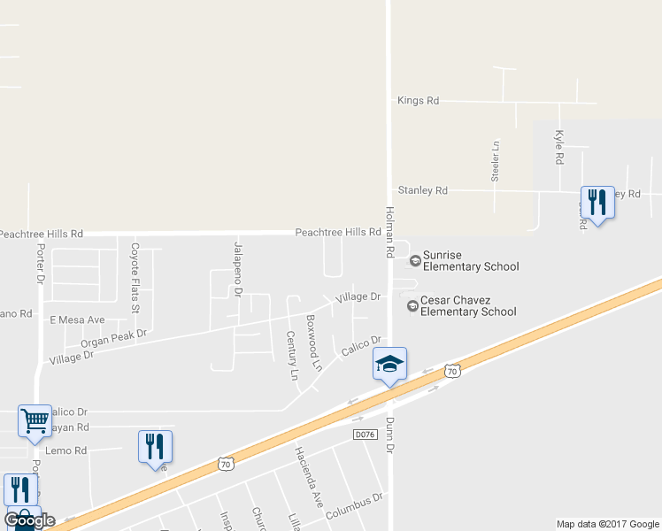 map of restaurants, bars, coffee shops, grocery stores, and more near 5925 Leaping Lizard Loop in Las Cruces