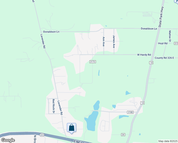 map of restaurants, bars, coffee shops, grocery stores, and more near 2268 County Road 3173 in Tyler