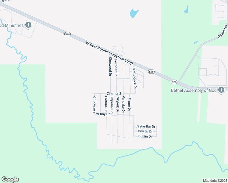 map of restaurants, bars, coffee shops, grocery stores, and more near 70A Zimmer Street in Shreveport