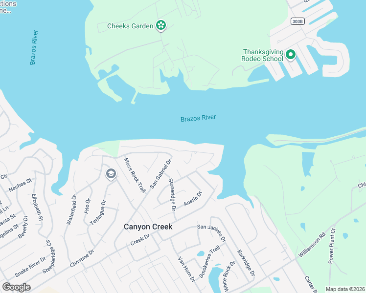 map of restaurants, bars, coffee shops, grocery stores, and more near 2708 River Ridge Court in Granbury