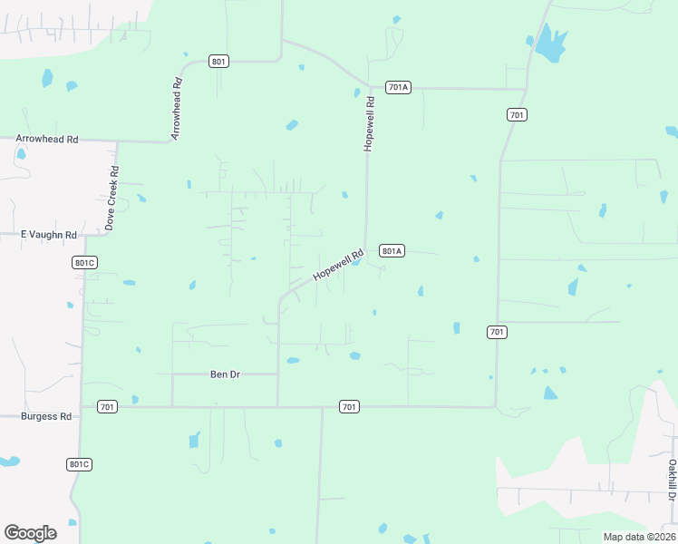 map of restaurants, bars, coffee shops, grocery stores, and more near 2230 Hopewell Road in Cleburne