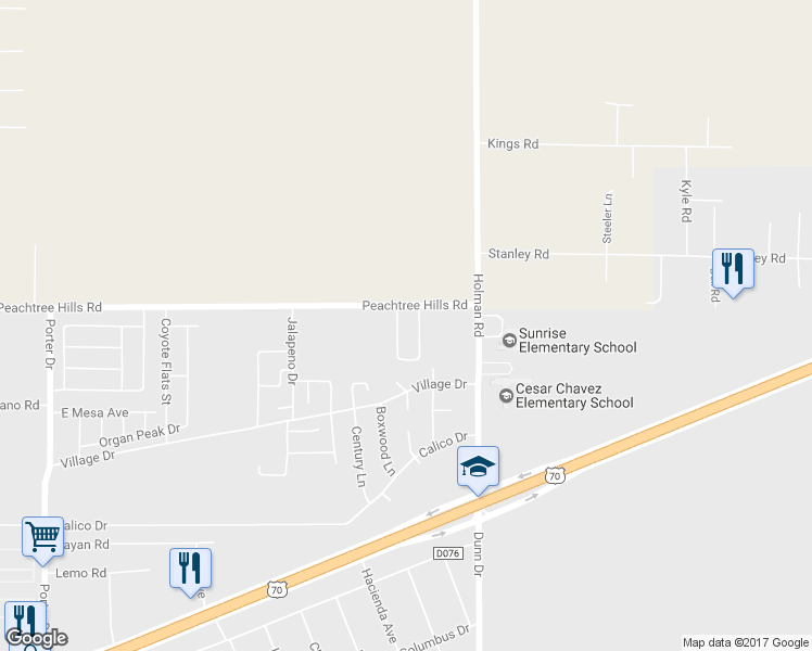 map of restaurants, bars, coffee shops, grocery stores, and more near 5975 Leaping Lizard Loop in Las Cruces