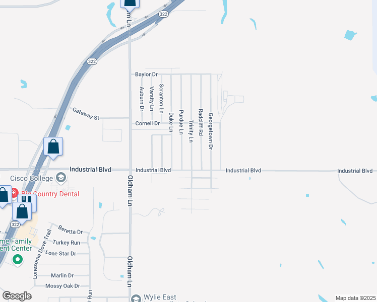 map of restaurants, bars, coffee shops, grocery stores, and more near 3910 Trinity Lane in Abilene
