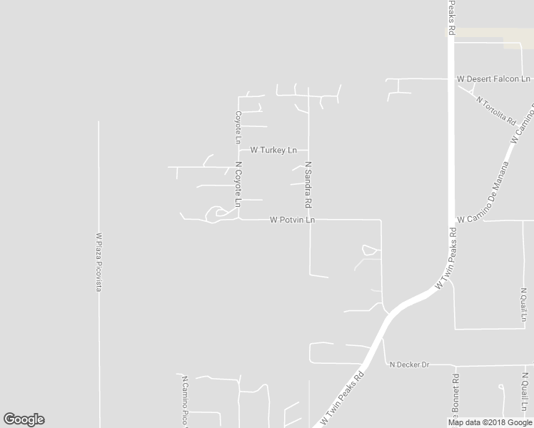 map of restaurants, bars, coffee shops, grocery stores, and more near 5890 West Potvin Lane in Tucson