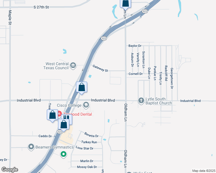 map of restaurants, bars, coffee shops, grocery stores, and more near 3902 Carrera Lane in Abilene