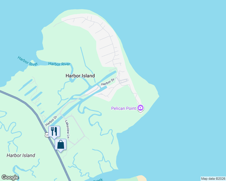 map of restaurants, bars, coffee shops, grocery stores, and more near 13 Nautical Watch Way in St Helena Is