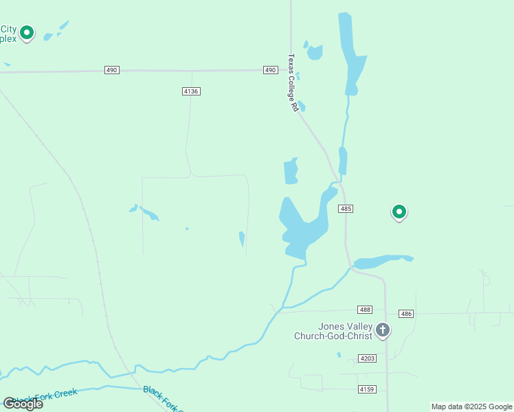 map of restaurants, bars, coffee shops, grocery stores, and more near 8850 County Road 4136 in Tyler