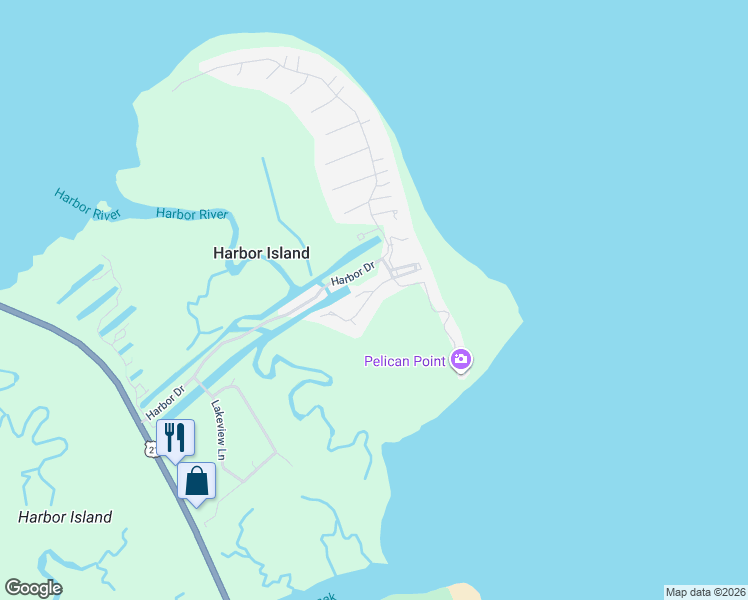 map of restaurants, bars, coffee shops, grocery stores, and more near 13 Nautical Watch Way in St Helena Is