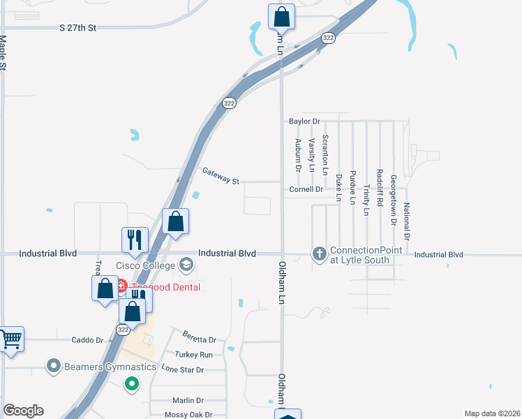 map of restaurants, bars, coffee shops, grocery stores, and more near 3941 Carrera Lane in Abilene