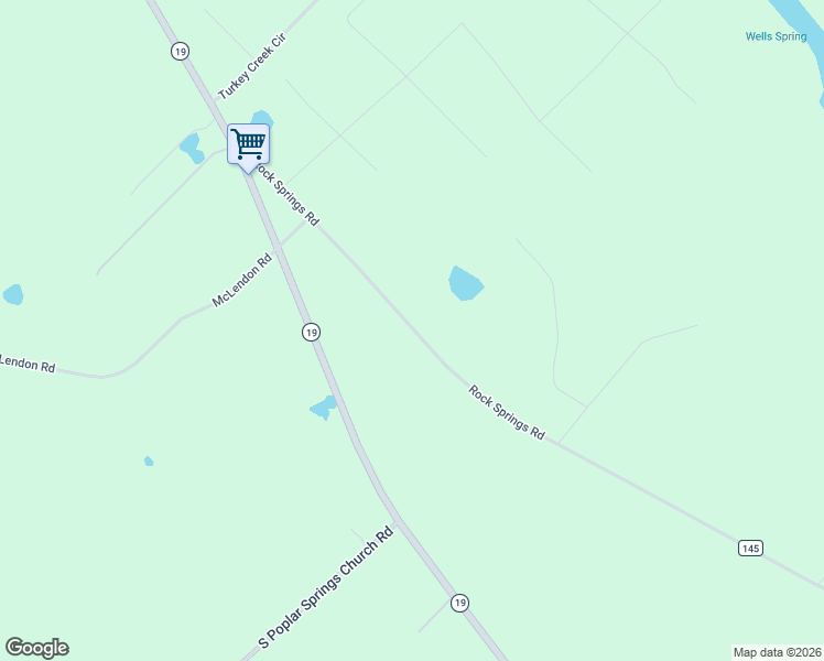 map of restaurants, bars, coffee shops, grocery stores, and more near 1793 County Road 145 in Dublin