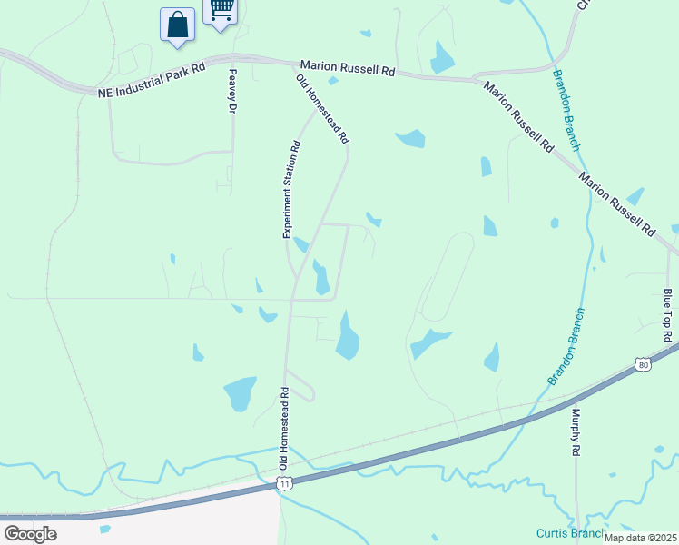 map of restaurants, bars, coffee shops, grocery stores, and more near 4391 Russell Manor Road in Meridian