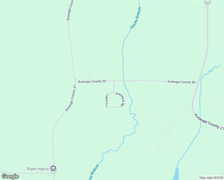map of restaurants, bars, coffee shops, grocery stores, and more near 176 County Road 50 in Prattville